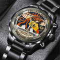 Chicago Bears Wild Card 2026 Black Stainless Steel Watch – TANTN20503