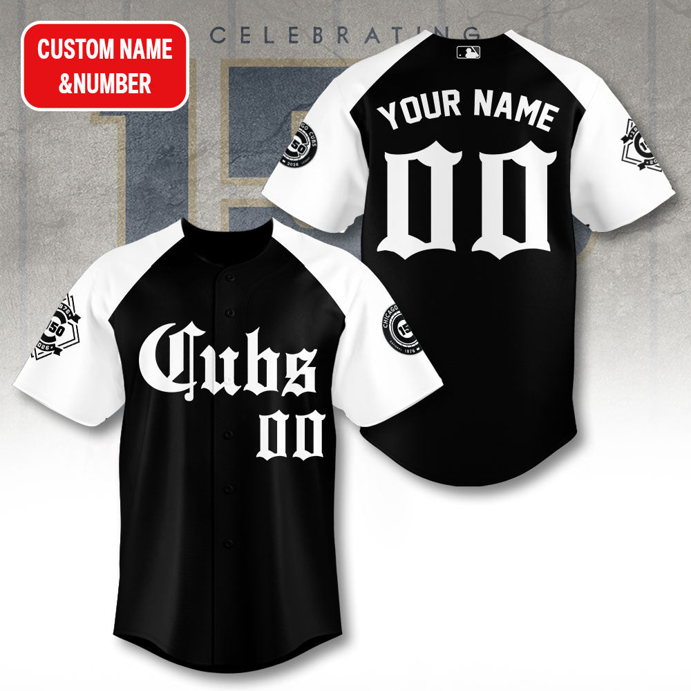 Personalized Chicago Cubs 150th Anniversary Baseball Jersey – TANTN21333