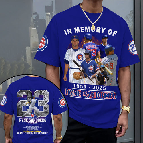Chicago Cubs x Ryne Sandberg 3D Apparel – MAITM 12353