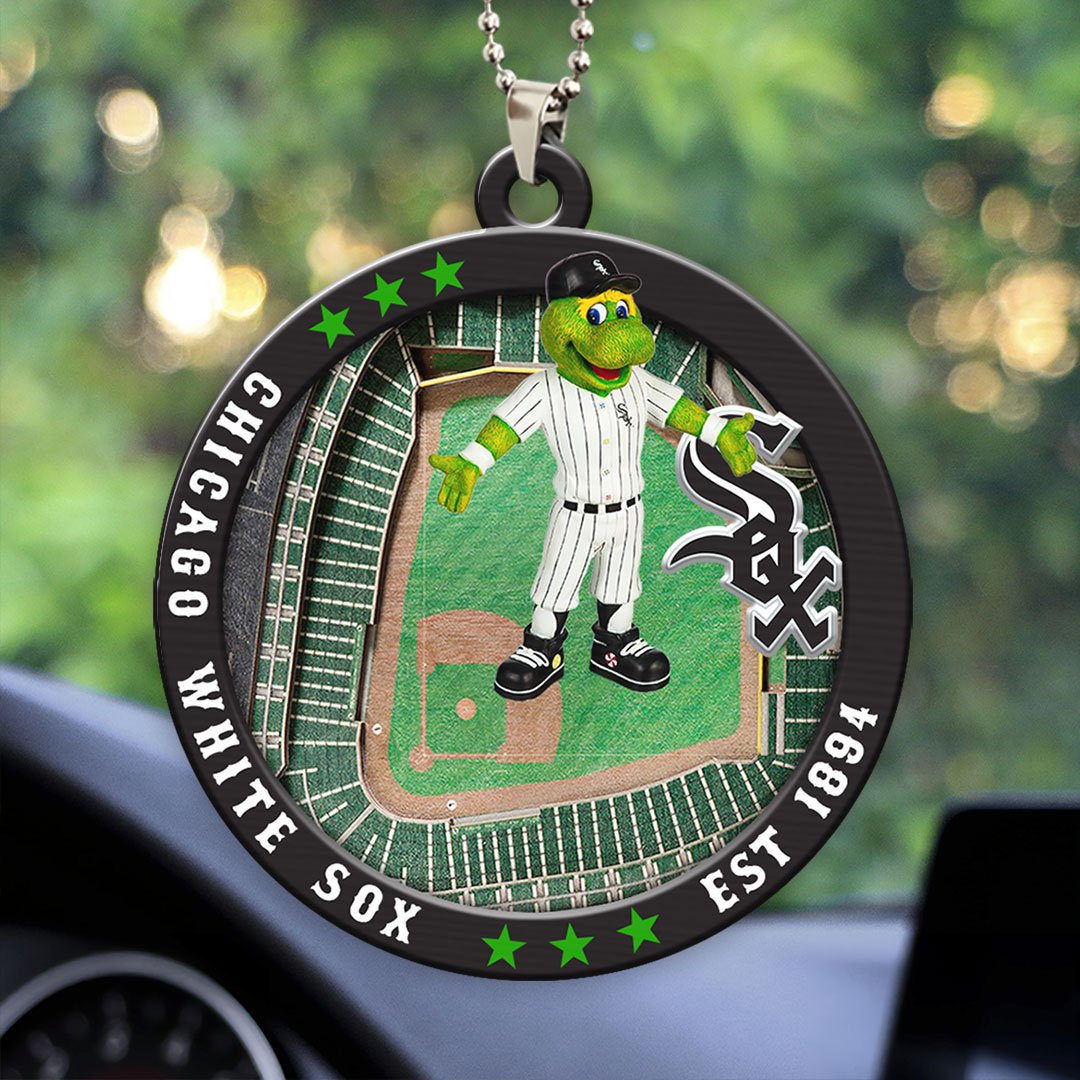 Chicago White Sox Custom shape 2-sided Acrylic Car Ornament – HOATT13037