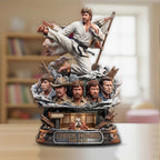 Chuck Norris Custom Shape Acrylic Plaque – TMTHU4651
