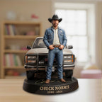 Chuck Norris Custom Shape Acrylic Plaque – TANTN21926