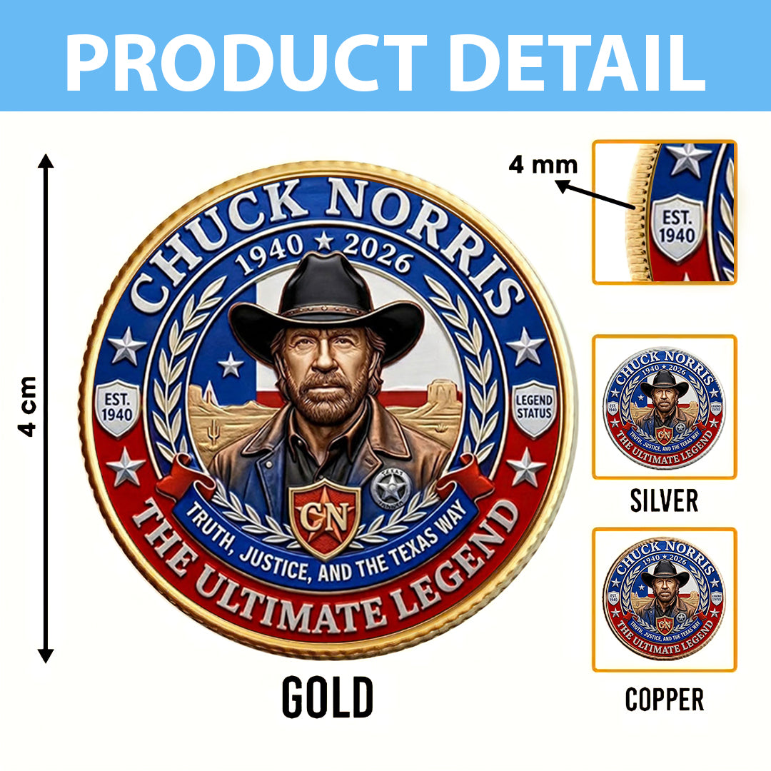 Chuck Norris Commemorative Coin – HOATT17019