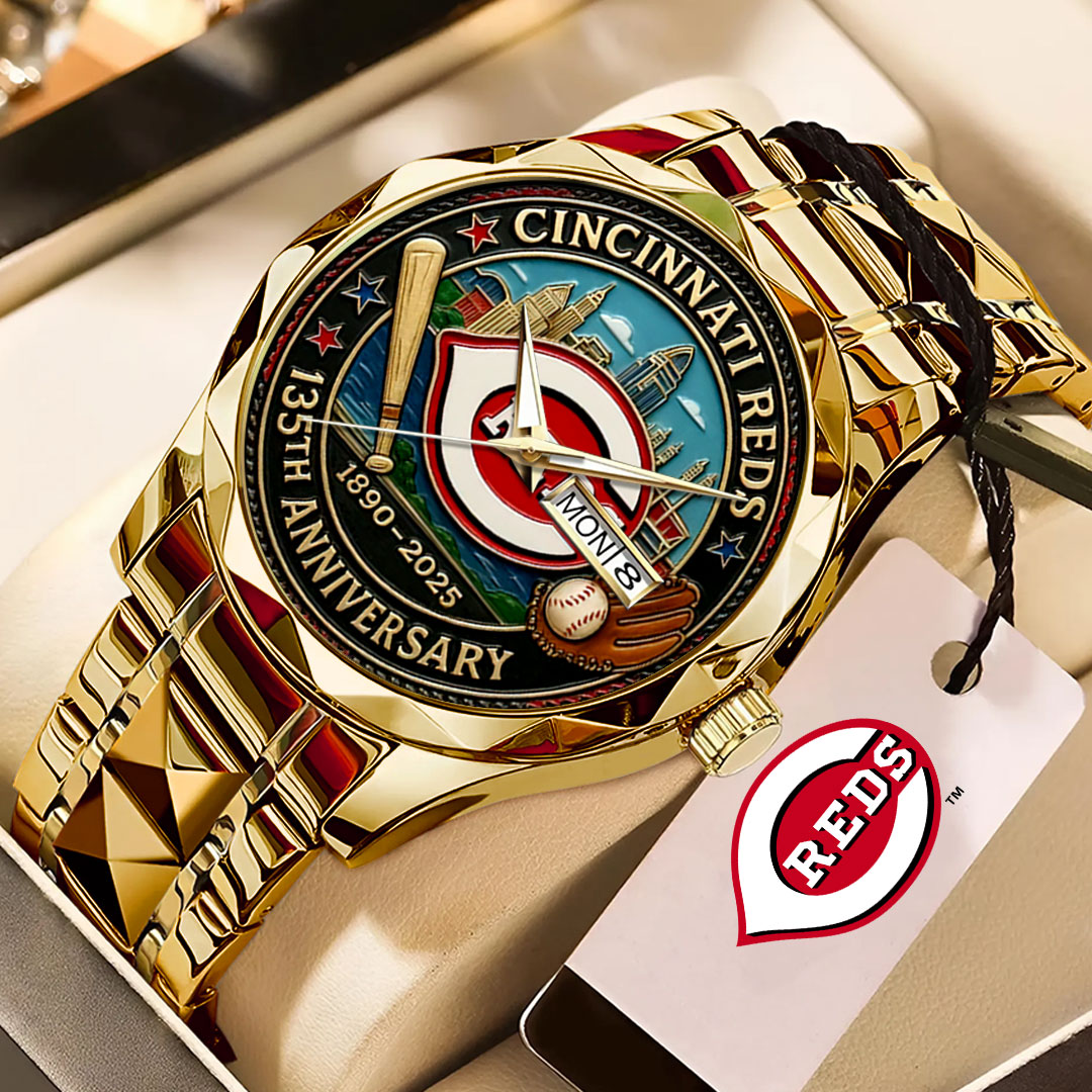 Cincinnati Reds Alloy Luxury Quartz Watch – HOATT13496