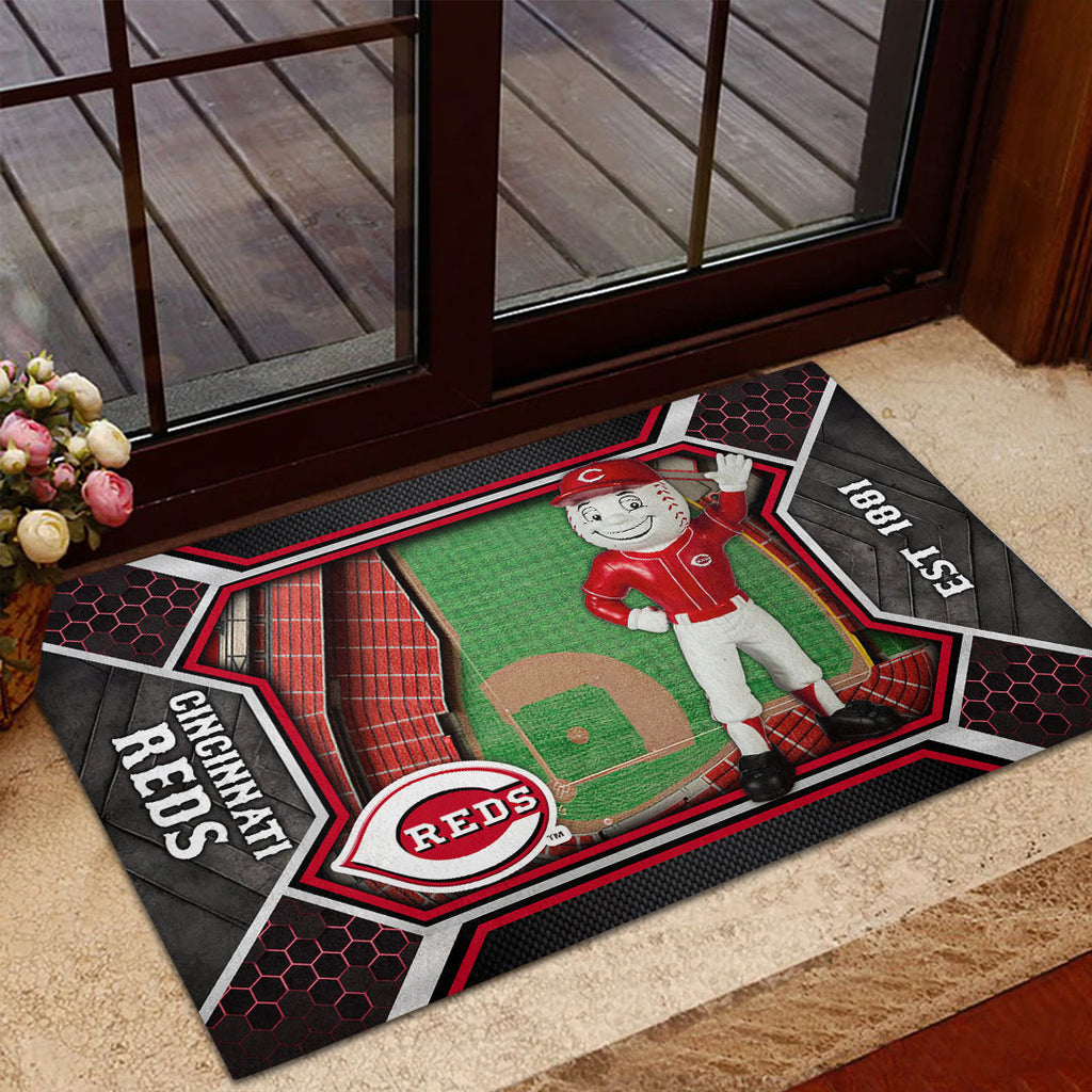 Cincinnati Reds Custom Doormat – HOATT13077