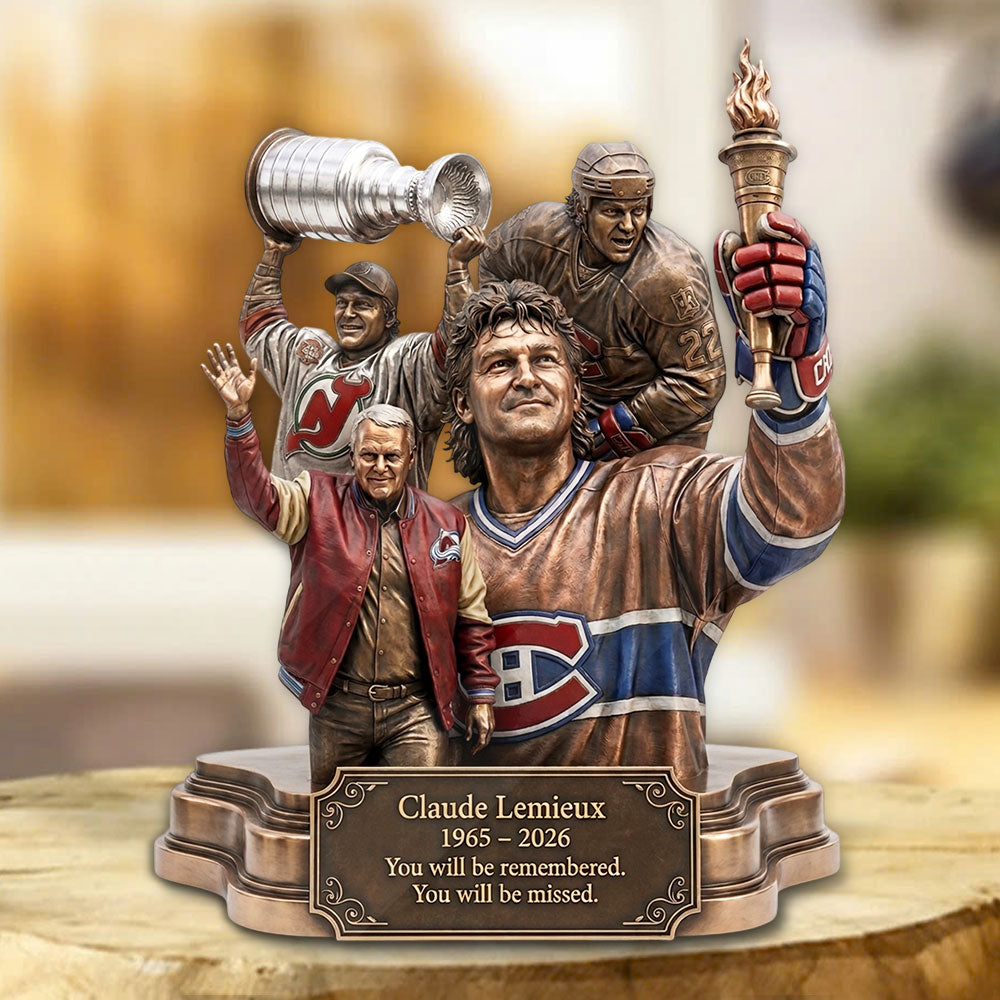 Claude Lemieux Custom Shape Acrylic Plaque – GNE6729