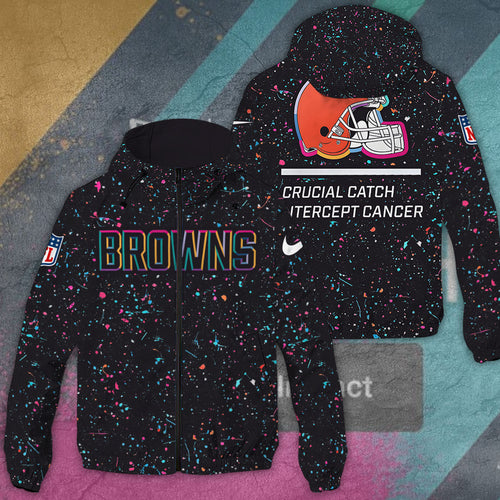 Cleveland Browns 3D Windbreaker Jacket – TANTN15776