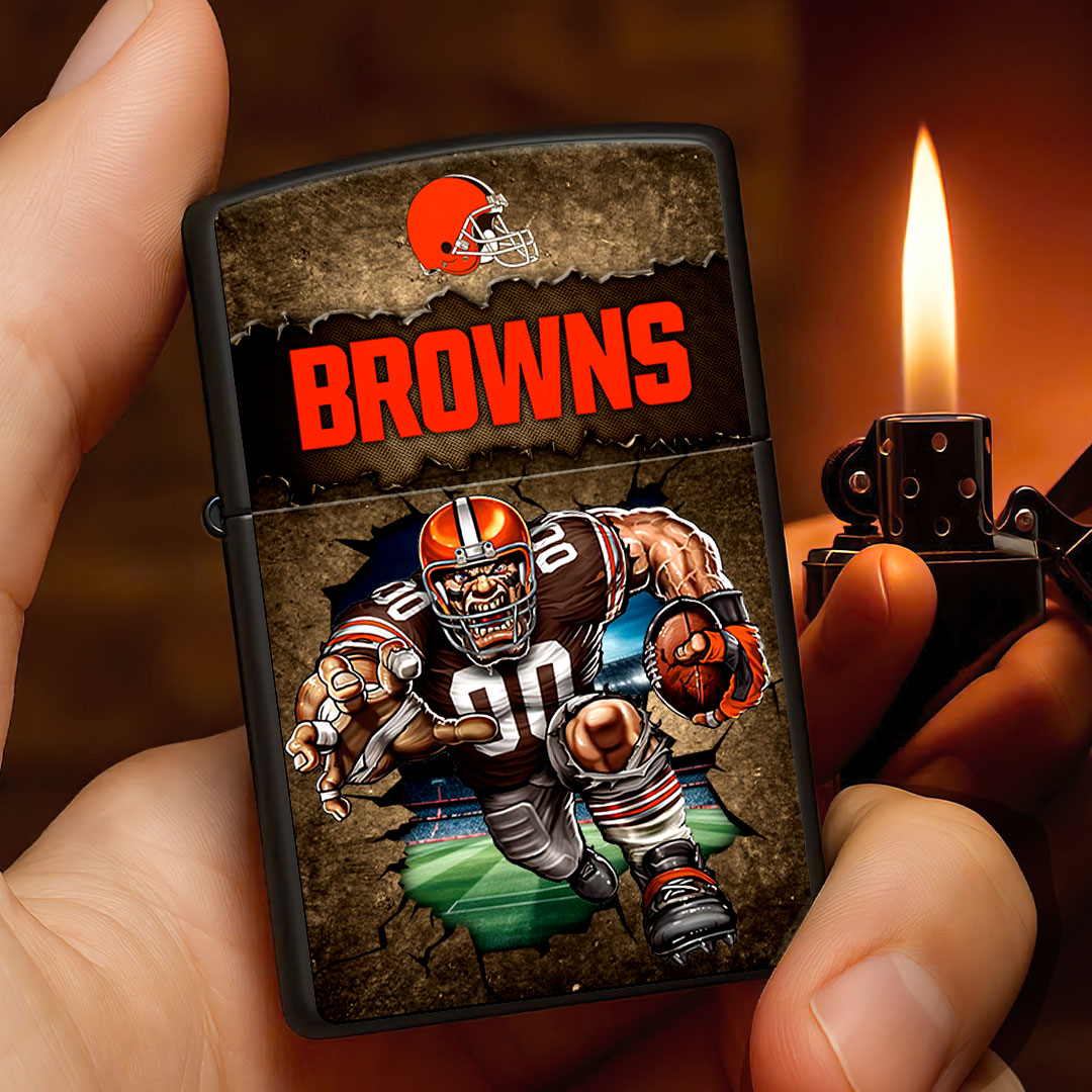 Cleveland Browns Zippo Lighter Case (No Insert) – HOATT13317