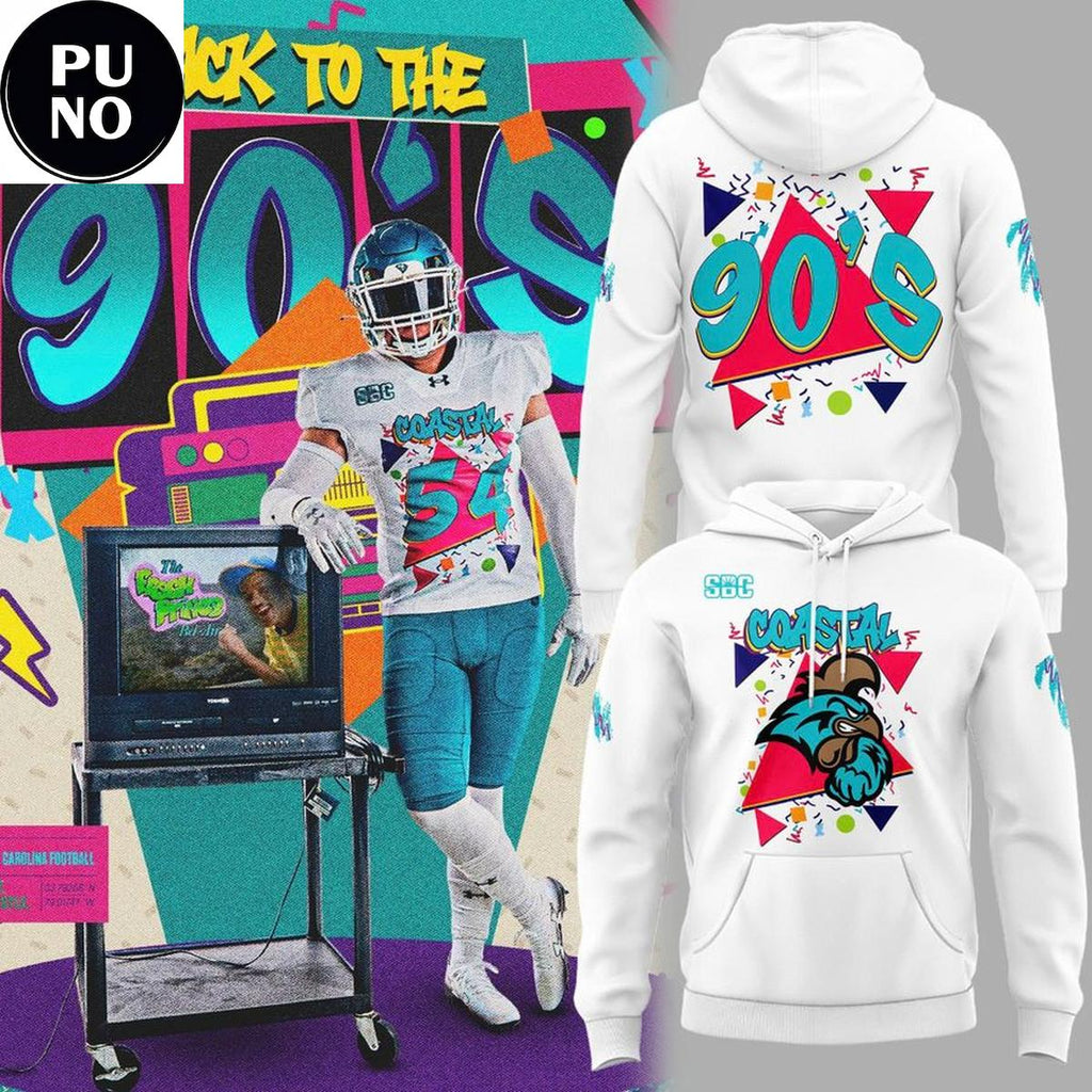 Coastal Carolina Chanticleers 90s Night Friday 2026 Hoodie T-Shirt