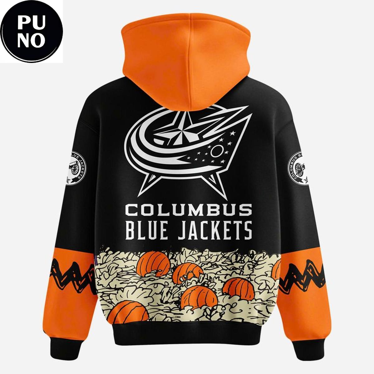 Columbus Blue Jackets x Peanuts Spooktacular Halloween Night 2026 Hoodie T-Shirt