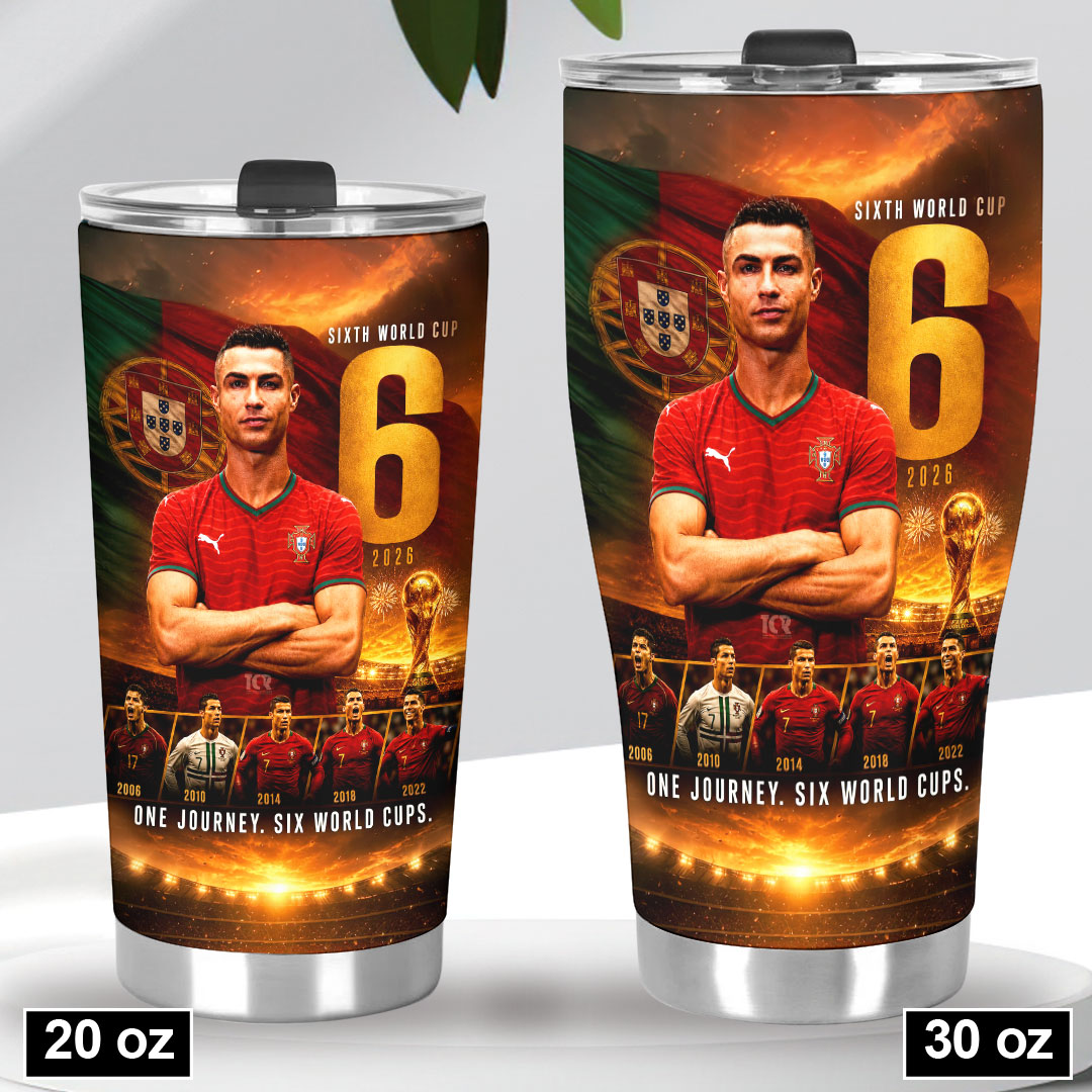Cristiano Ronaldo x Portugal National Football Team Tumbler Cup – HOATT19289
