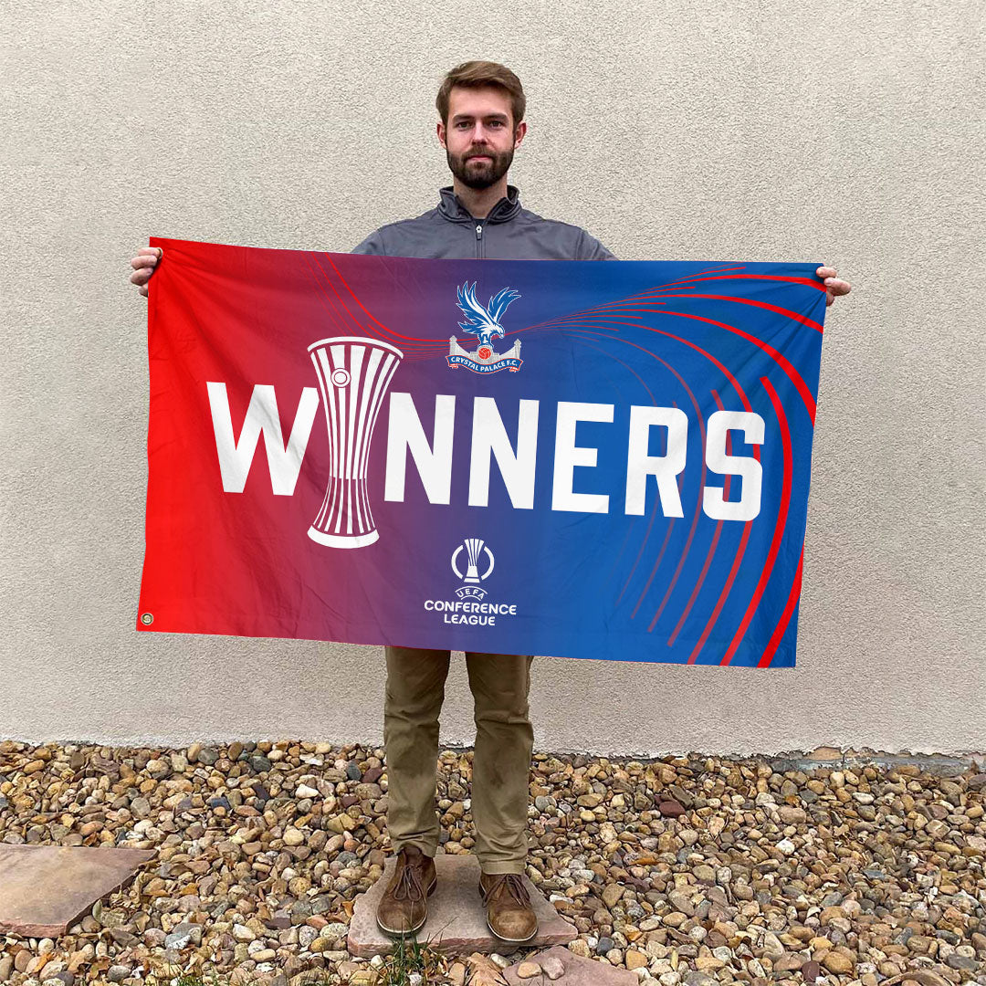 Crystal Palace FC 2026 UEFA Conference League Winners 3D Double-side House Flag – HOATT18296