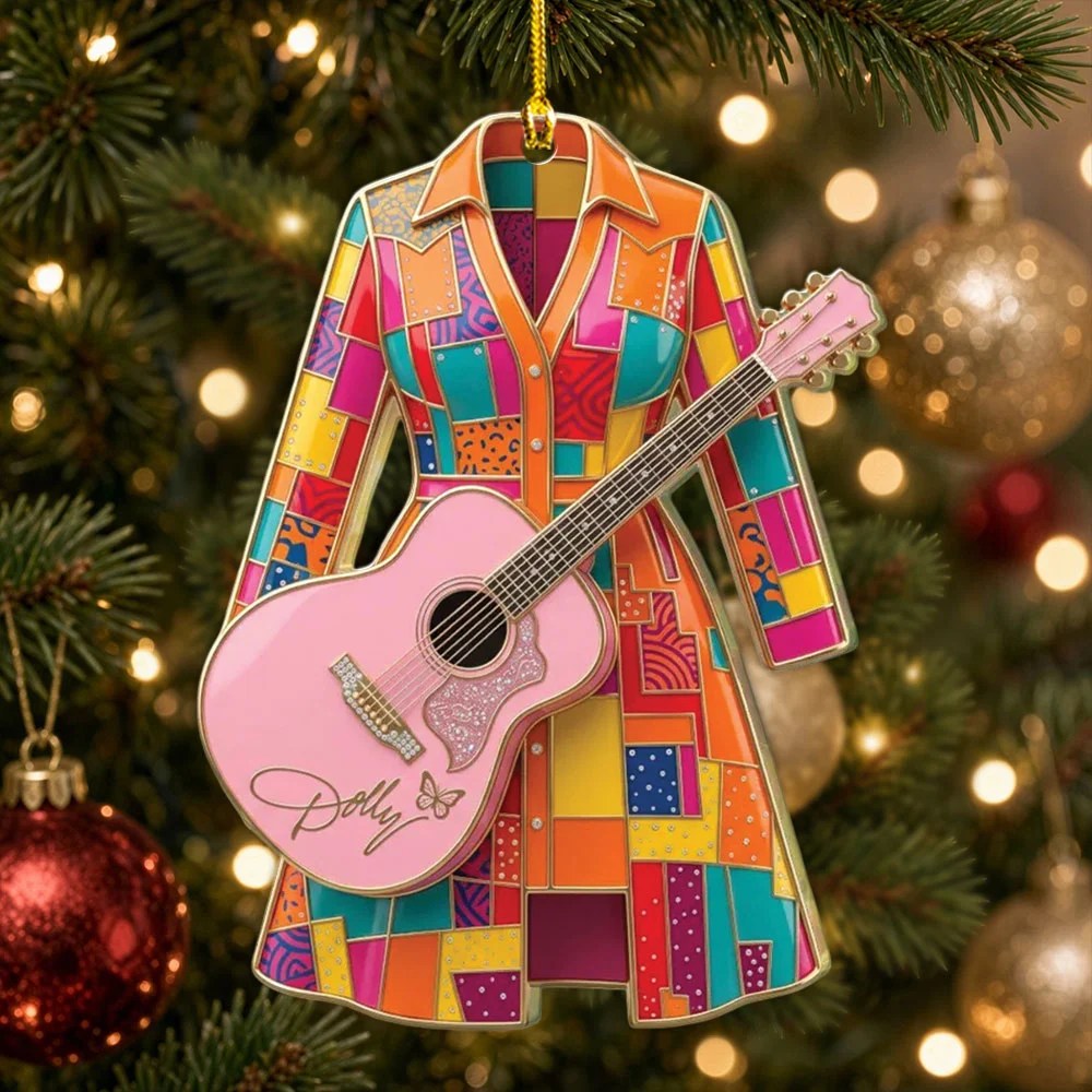 Dolly Parton Custom Shape 2-side Printed Acrylic Ornament – MAITM15297