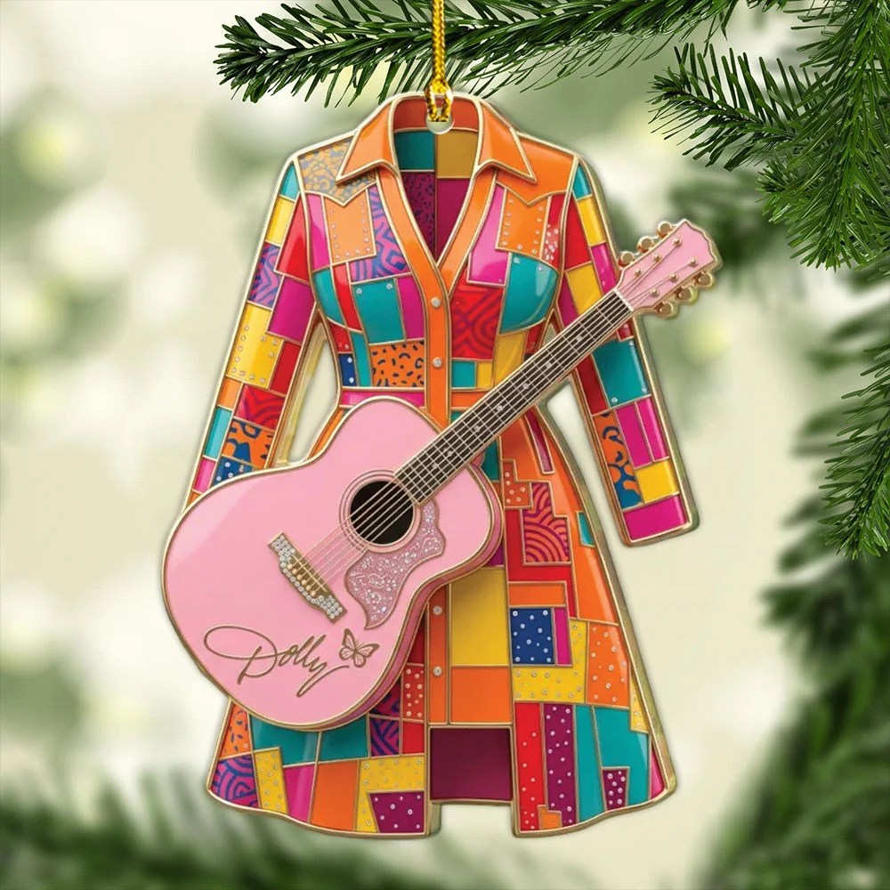 Dolly Parton Custom Shape 2-side Printed Acrylic Ornament – MAITM15297