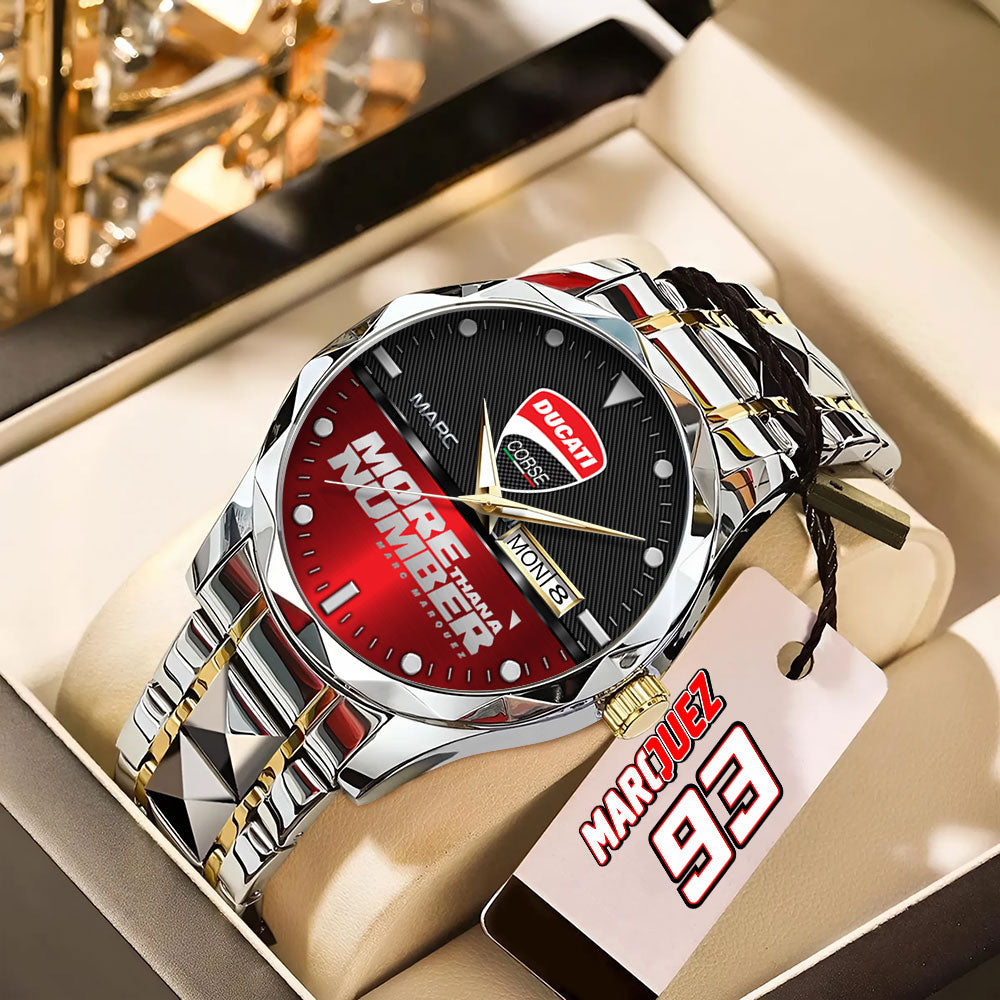 Ducati Lenovo Team x Marc Márquez Alloy Luxury Quartz Watch – TMTHU1316