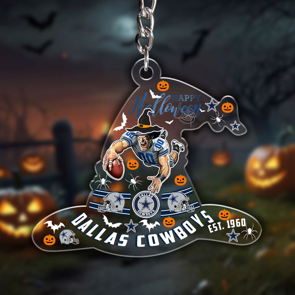 Dallas Cowboys Custom Shape 1-side Printed Acrylic Keychain – HOATT12972