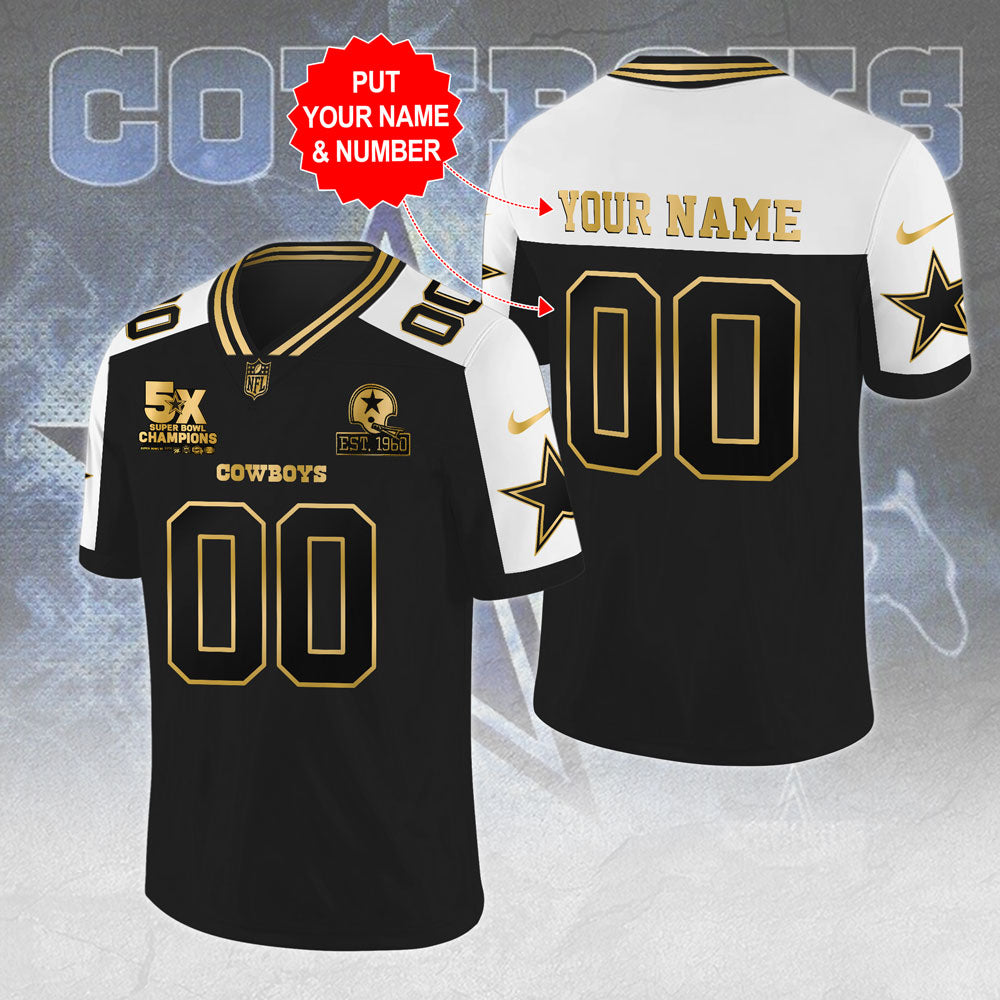 Personalized Dallas Cowboys 3D Football Jersey – MAITM13926