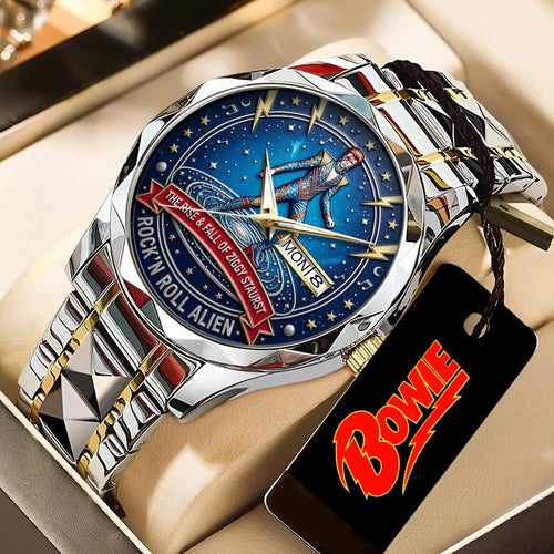 David Bowie Alloy Luxury Quartz Watch – TANTN20809