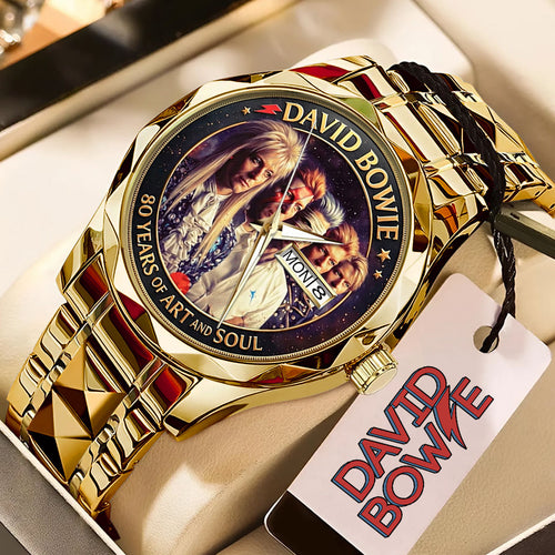 David Bowie Alloy Luxury Quartz Watch – TMTHU3897