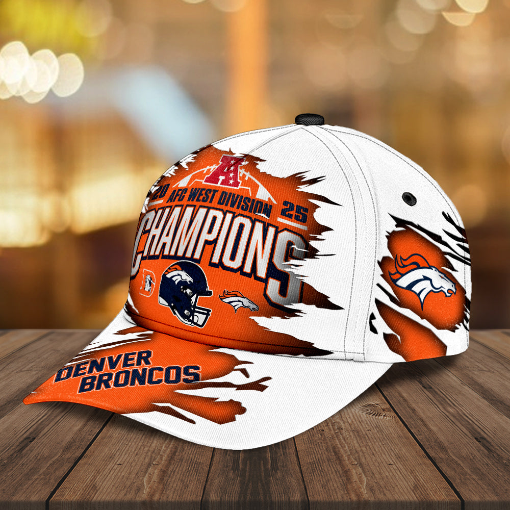 Denver Broncos 2025 AFC West Champions Classic Cap – MAITM14270