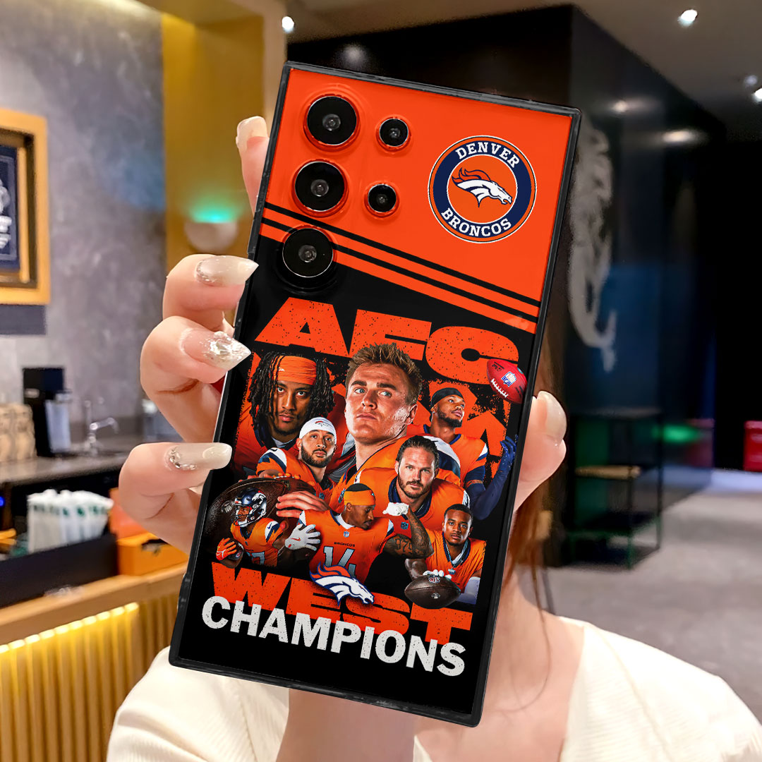 Denver Broncos 2025 AFC West Champions Phone Case – HOATT15402