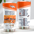 Denver Broncos 2025 AFC West Champions Tumbler Cup – HOATT15404