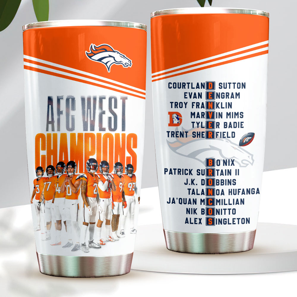 Denver Broncos 2025 AFC West Champions Tumbler Cup – HOATT15404