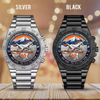 Denver Broncos 65th Anniversary Gentleman Stainless Steel Watch – HOATT15222