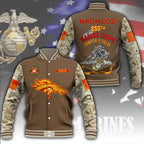 Denver Broncos x US Marine Corps 250th Anniversary Varsity Jacket – MAITM12780