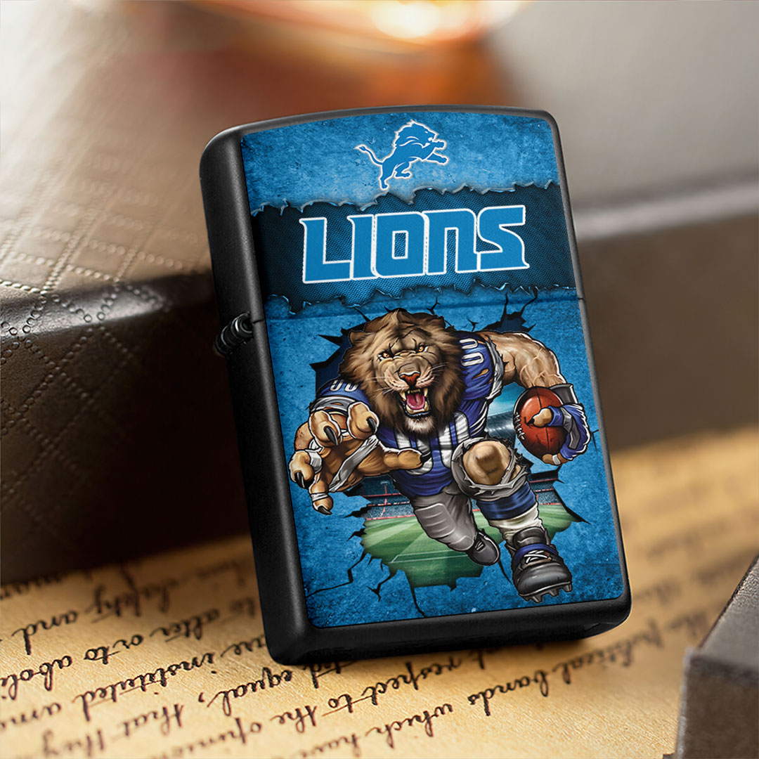Detroit Lions Zippo Lighter Case (No Insert) – HOATT13320