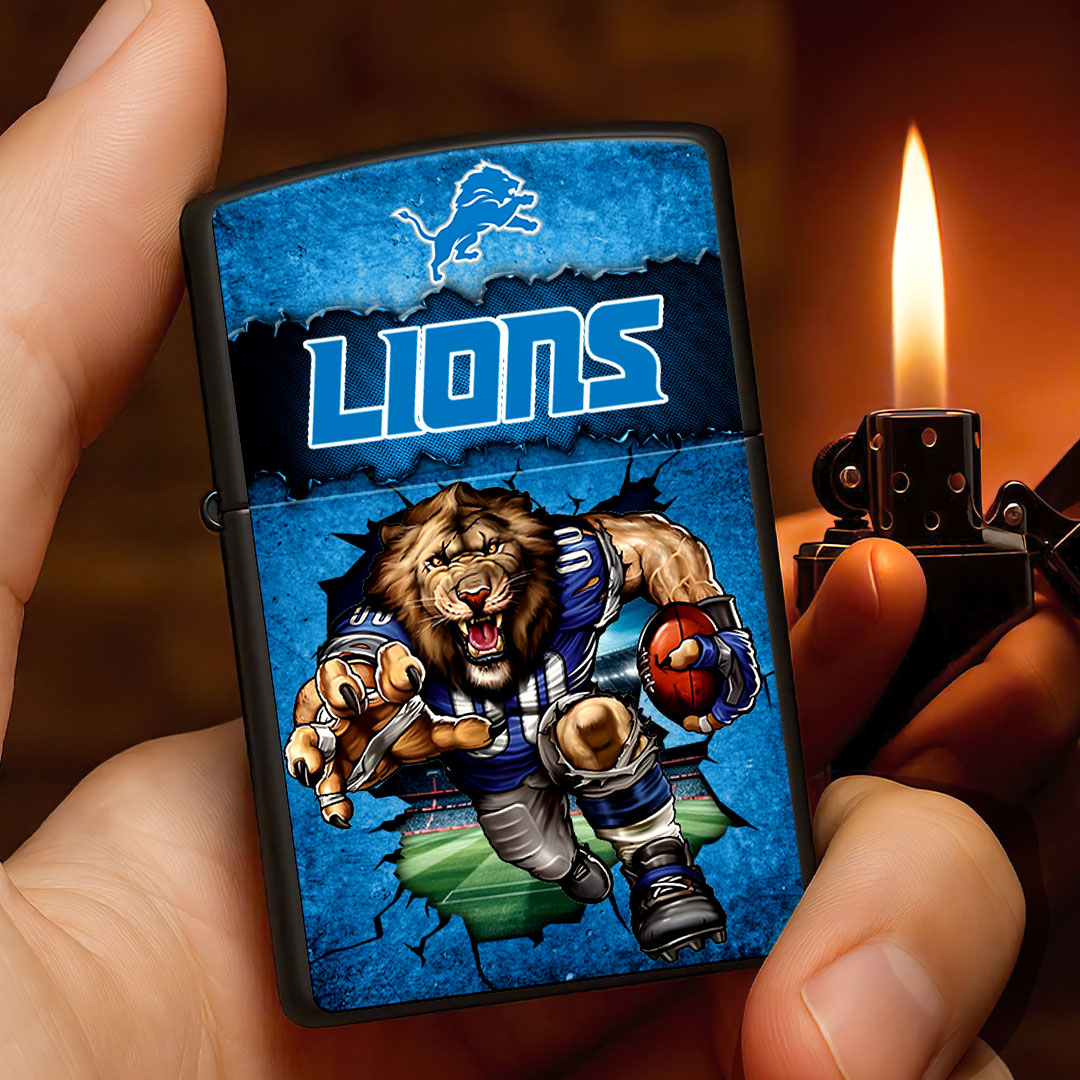 Detroit Lions Zippo Lighter Case (No Insert) – HOATT13320