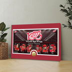 Detroit Red Wings 100th Anniversary Rectangle Canvas With Inner Frame – TANTN21498