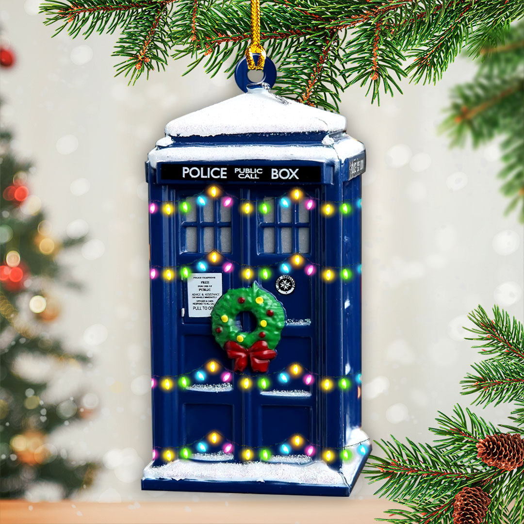 Doctor Who Custom Shape 2-sided Acrylic Ornament – HOATT14237