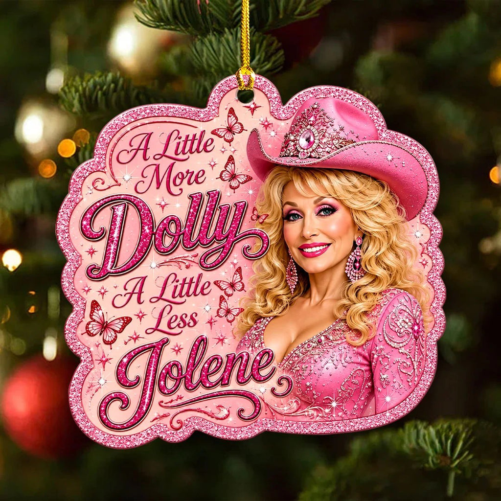Dolly Parton Custom Shape 2-side Printed Acrylic Ornament – HOATT20812