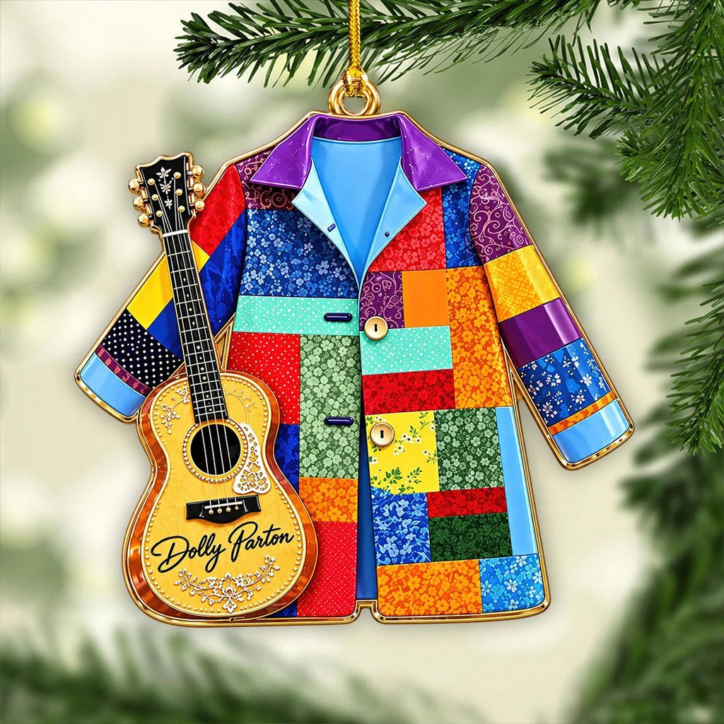 Dolly Parton Custom Shape 2-side Printed Acrylic Ornament – HOATT21432