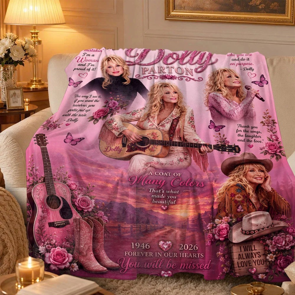 Dolly Parton Fleece Blanket – TMTHU9032