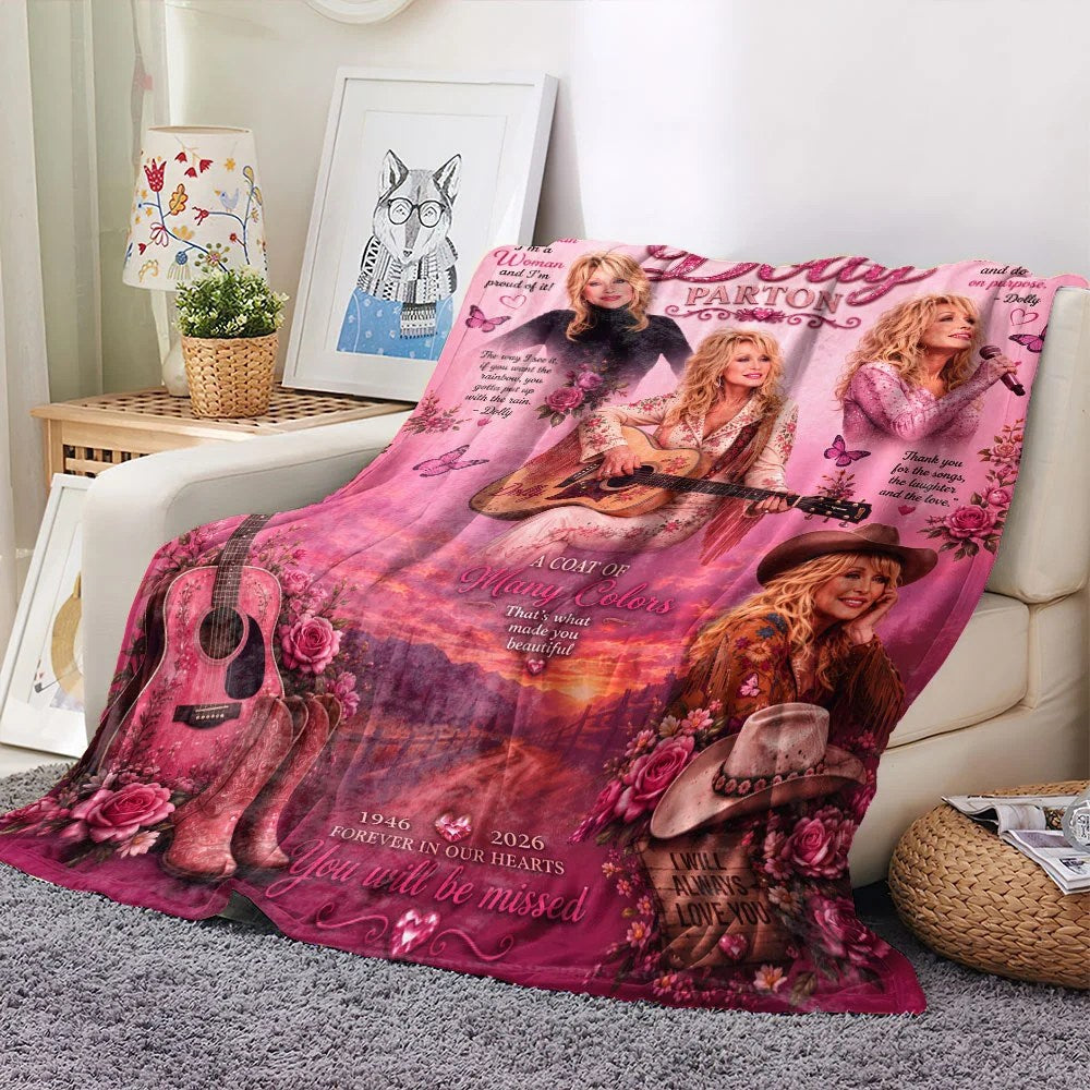 Dolly Parton Fleece Blanket – TMTHU9032