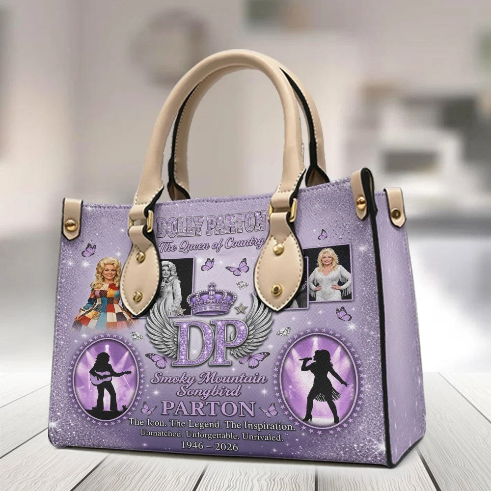 Dolly Parton Leather HandBag – TMTHU8886