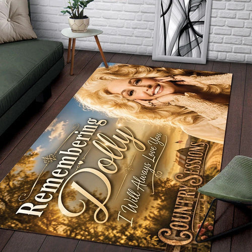 Dolly Parton Rectangular Rug – TMTHU8924