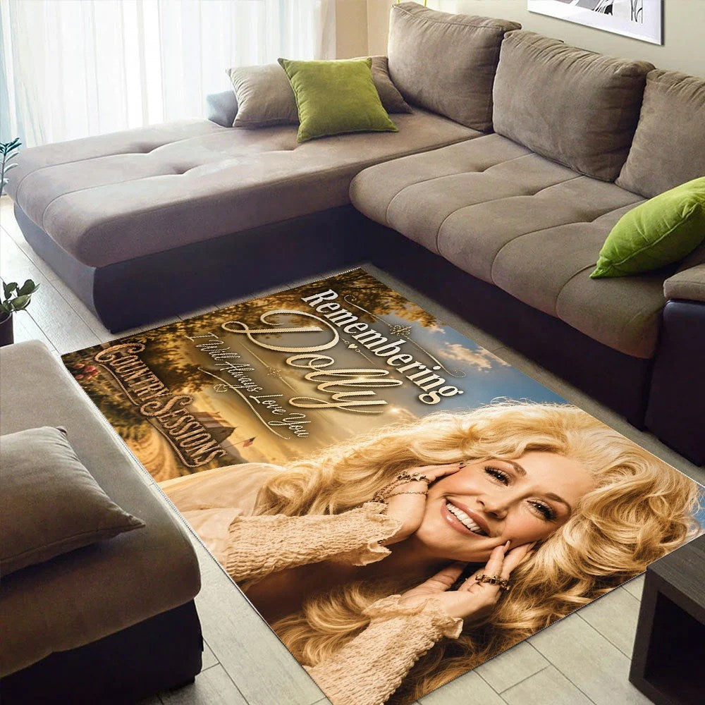 Dolly Parton Rectangular Rug – TMTHU8924
