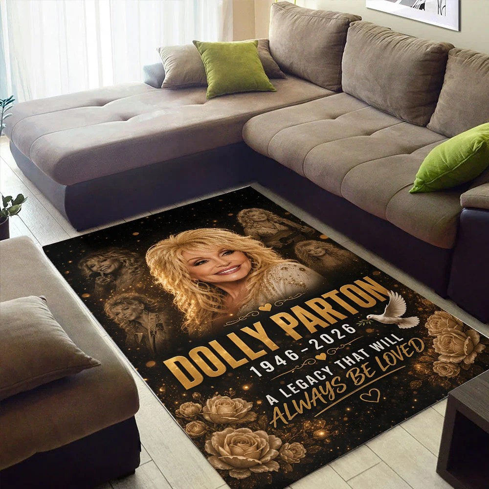 Dolly Parton Rectangular Rug – TMTHU9249