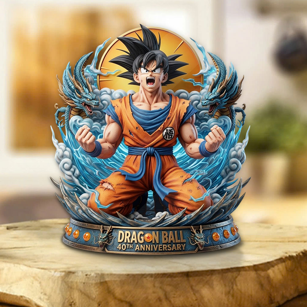Dragon Ball 40th Anniversary 2026 Custom Shape Acrylic Plaque – TMTHU4463