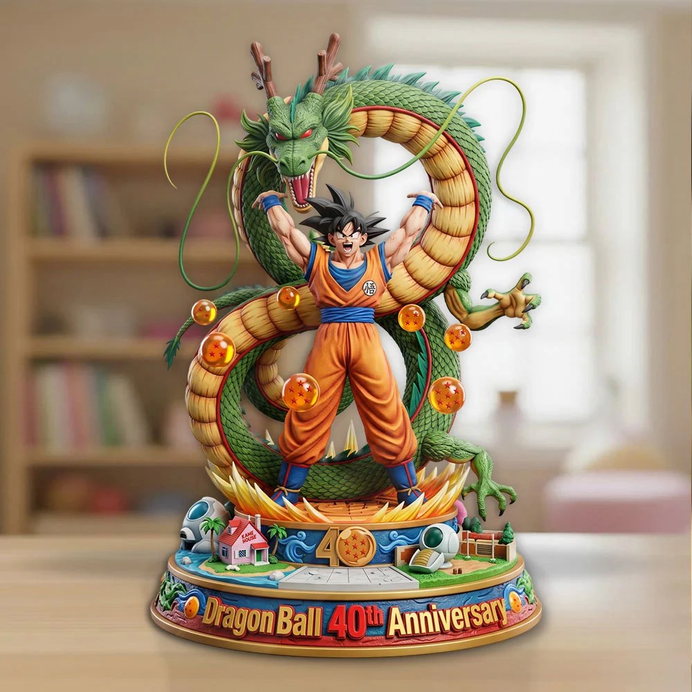 Dragon Ball 40th Anniversary 2026 Custom Shape Acrylic Plaque – TMTHU9070