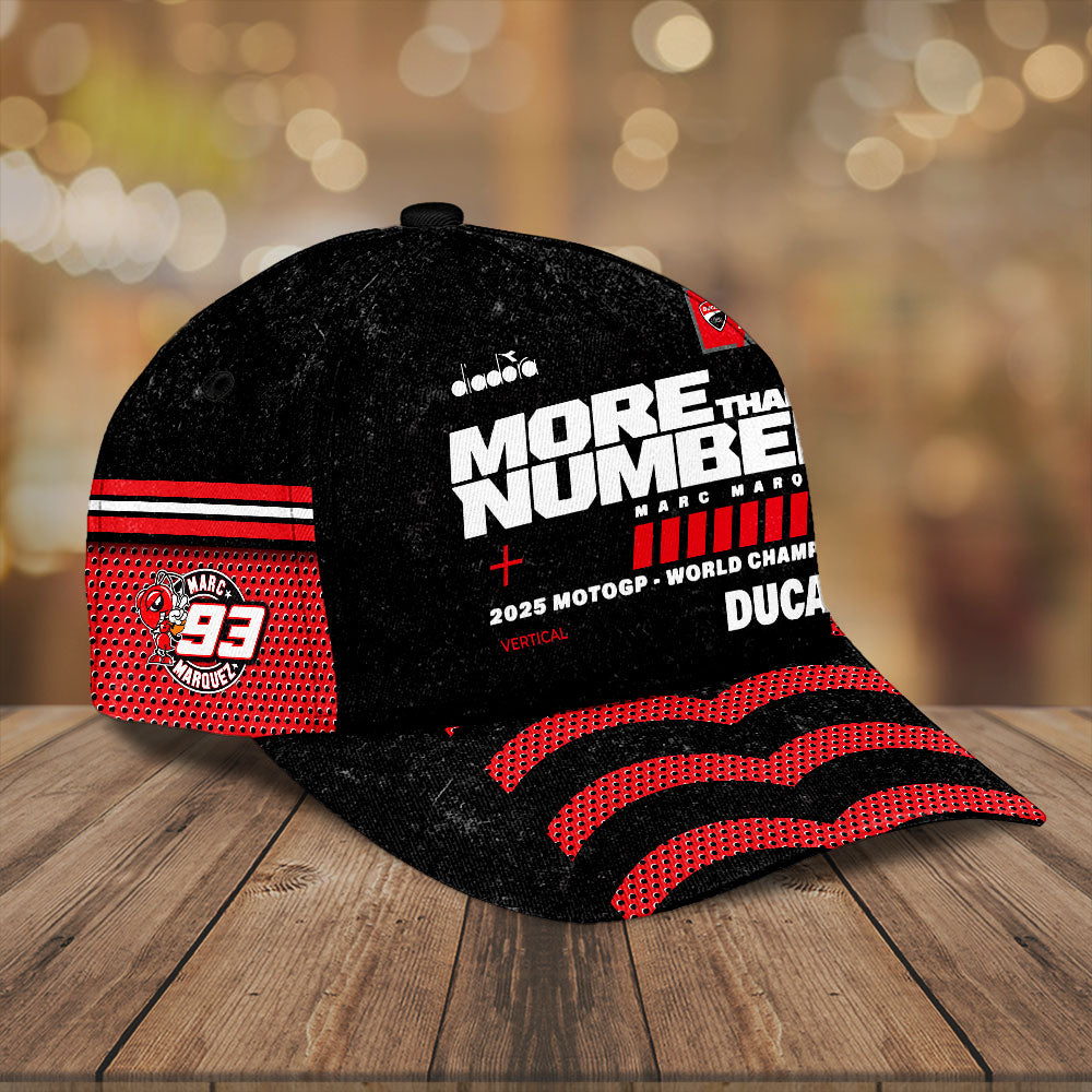 Ducati Lenovo Team x Marc Márquez 2025 World Champion Classic Cap – HOATT13548