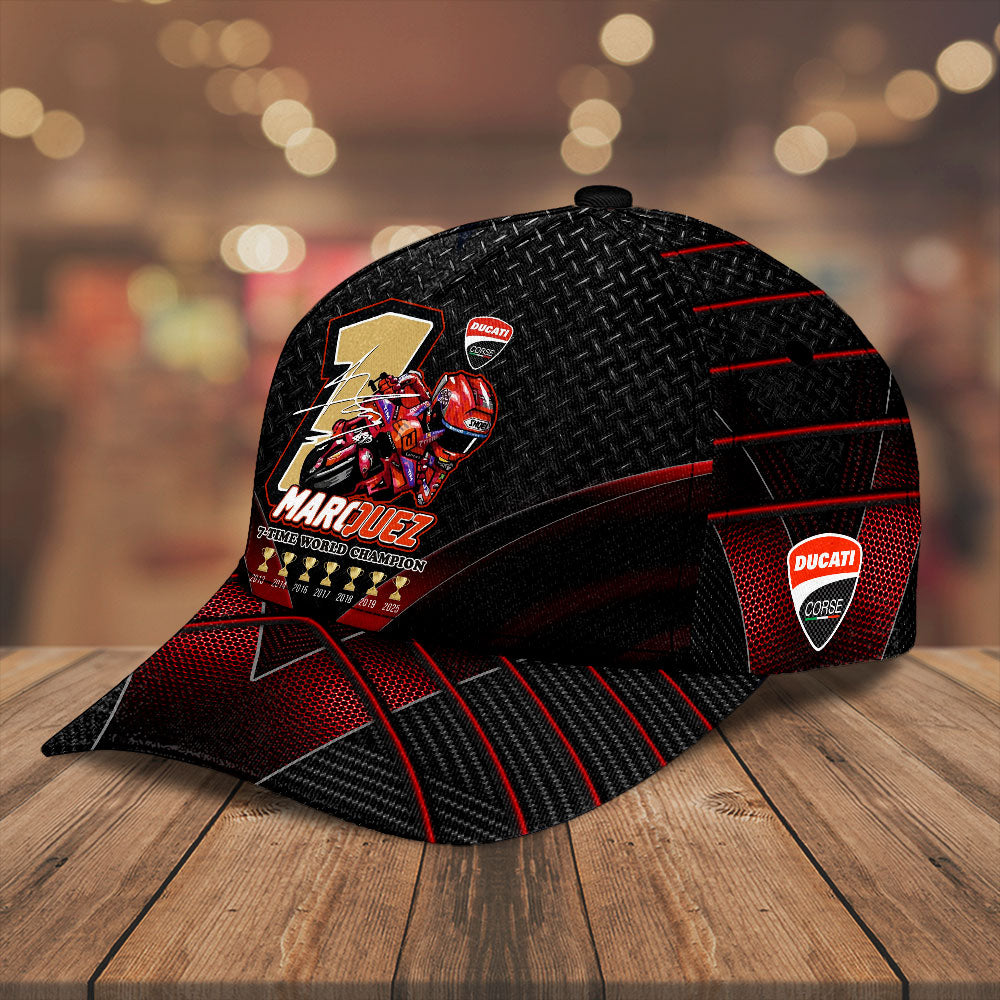 Ducati Lenovo Team x Marc Márquez 2025 World Champion Classic Cap – HOATT13556