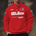 Ducati Lenovo Team x Marc Márquez 3D Snap Button Collar Sweatshirt – TANTN16984