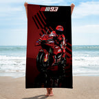Ducati Lenovo Team x Marc Márquez Rectangle Beach Towel – TANTN 11549
