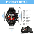 Ducati Lenovo Team x Marc Márquez Black Stainless Steel Watch – TANTN17128