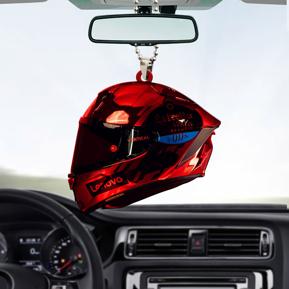 Ducati Lenovo Team x Marc Márquez Custom Shape 2-sided Acrylic Car Ornament – TANTN17114
