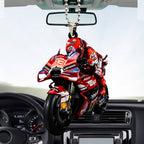 Ducati Lenovo Team x Marc Márquez Custom Shape 2-sided Acrylic Car Ornament – TANTN20415